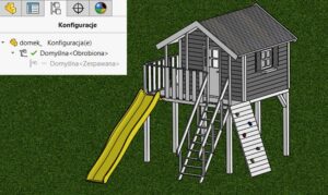 konfiguracja obrobiona i zespawana