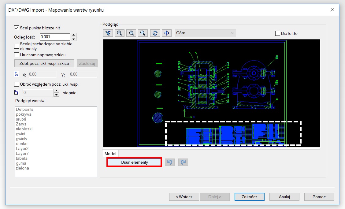 dwg/dxf solidworks