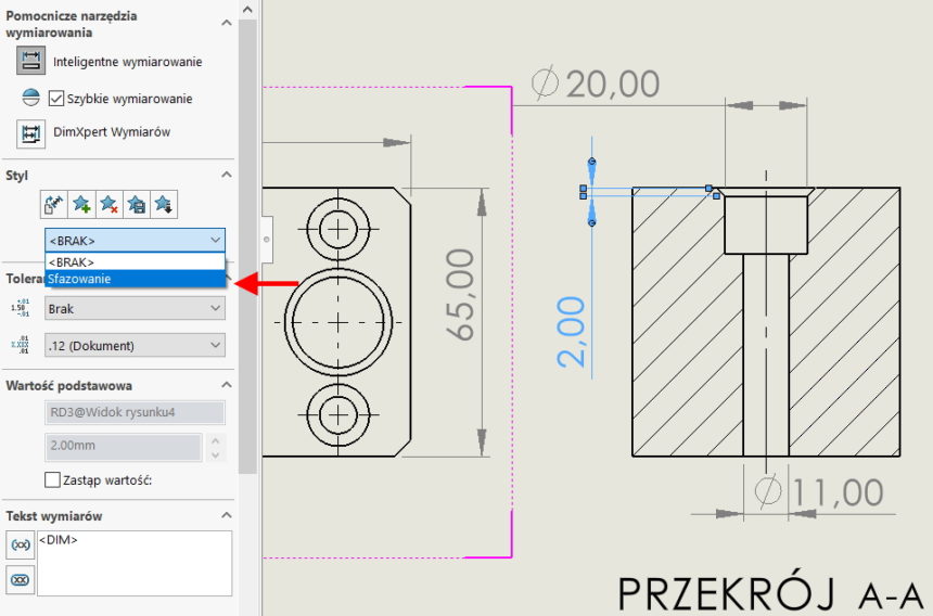 Quickly insert a chamfer dimension in drawings SOLIDWORKS BLOG