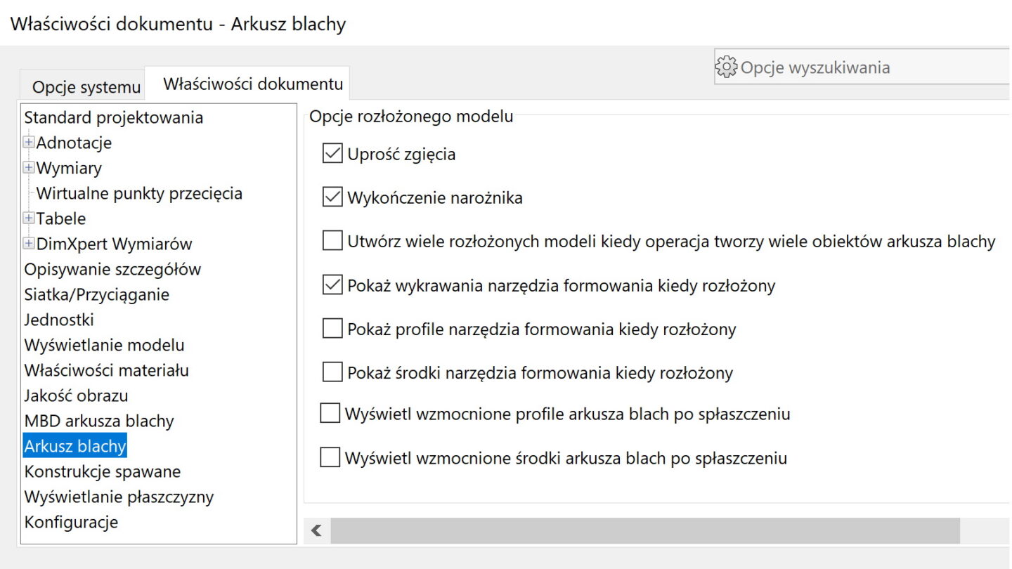 Uprość zgięcia – domyślnie włączona, a lepiej ją wyłączyć