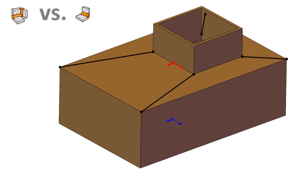 There are two methods when converting a solid to a plate