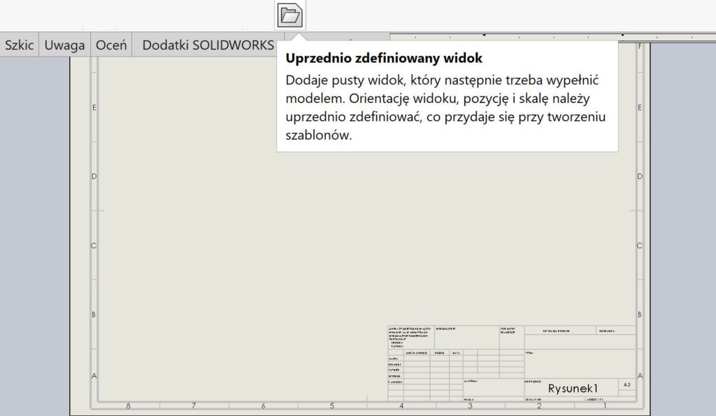 Uprzednio zdefiniowany