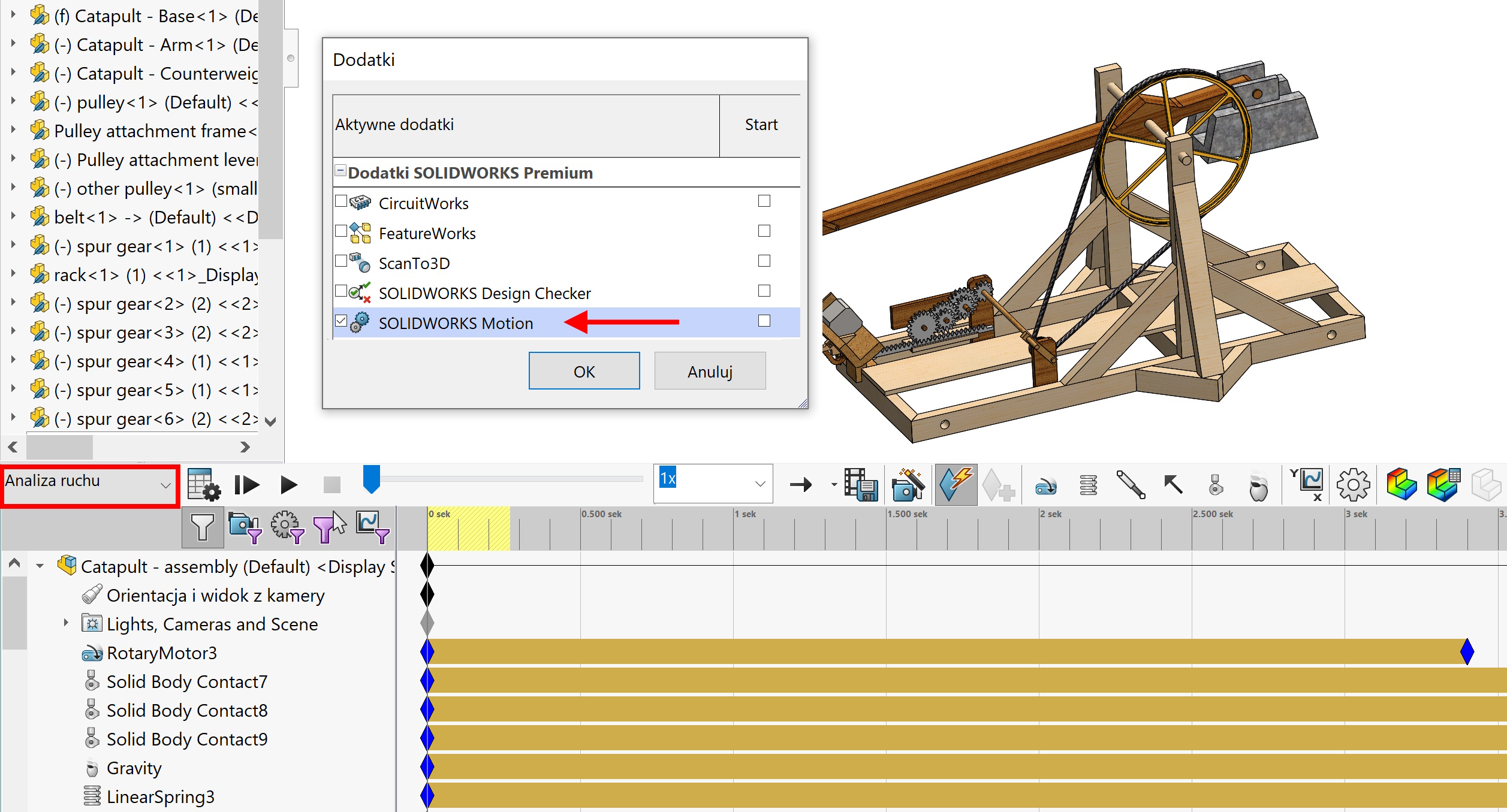 solidworks motion