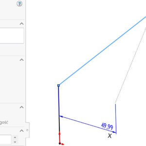 Przełączanie kierunków podczas wymiarowania szkicu 3D