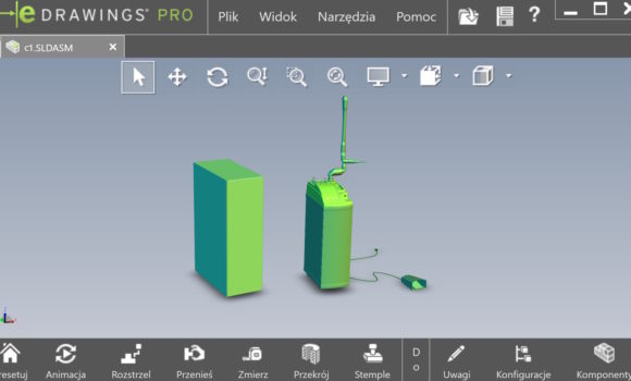 Użyj programowego OpenGL w eDrawings