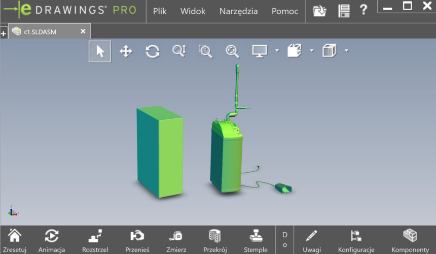 Użyj programowego OpenGL w eDrawings