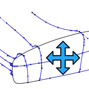 Manipulacja uchwytami szkicu 3D w trójwymiarze