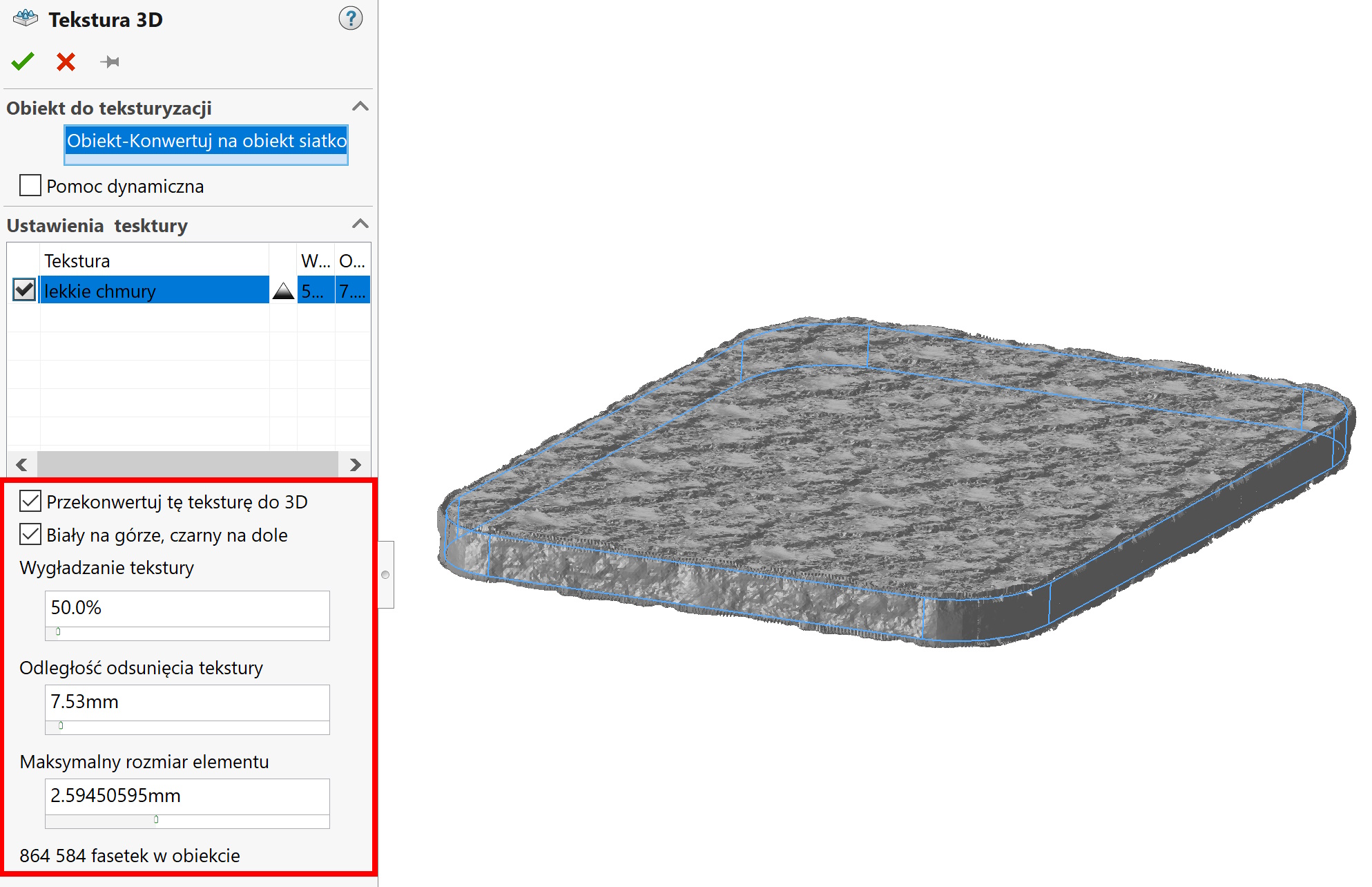 tekstura 3D