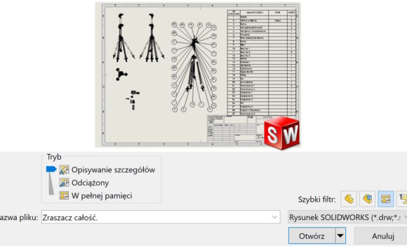 Dokument otwarty w trybie opisywania szczegółów