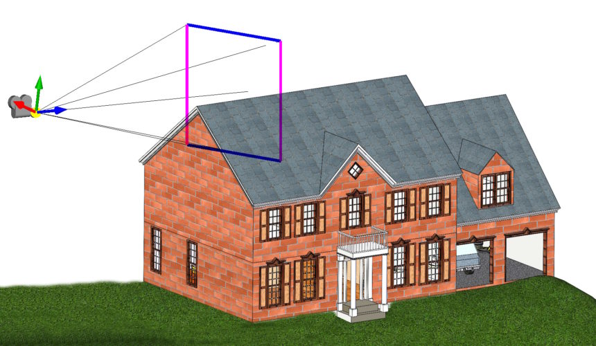 Tylko kamera pozwala w SOLIDWORKS przeniknąć przez ścianę