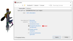 Zapisz złożenie jako część