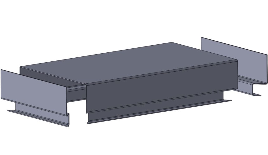 Modell av komplicerad plåt tillverkad av division Model skomplikowanej blachy wykonany poprzez podział
