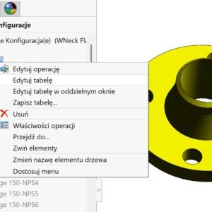 Czy chcesz przetłumaczyć nagłówki kolumn przed edytowaniem tabeli konfiguracji?