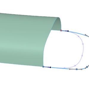 Przesuwanie splajnu jako całości lub fragmentu