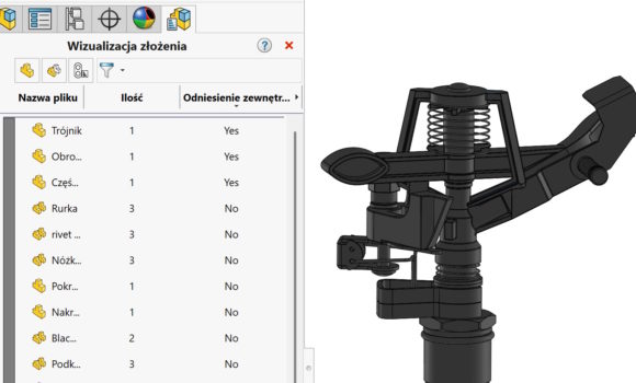 W jaki sposób namierzyć komponenty złożenia z odniesieniami zewnętrznymi?