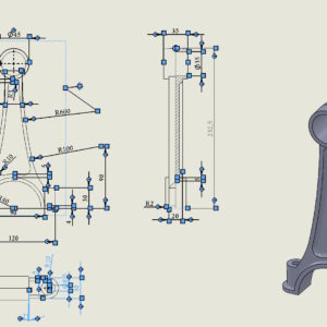 Zaznaczenie wszystkich wymiarów lub osi Zaznaczenie wszystkich wymiarów lub osi