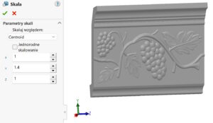 rozciąganie elementu