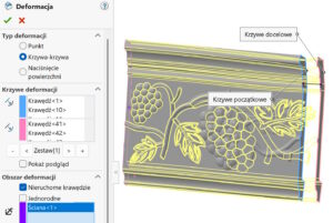 rozciąganie elementu