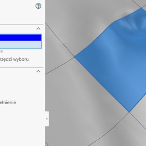 Naprawa lokalnego zniekształcenia w modelu powierzchniowym