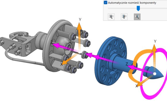 Automatycznie rozmieść komponenty – wpływ ramki granicznej