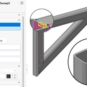 Połączenie pióro-wpust w konstrukcjach spawanych