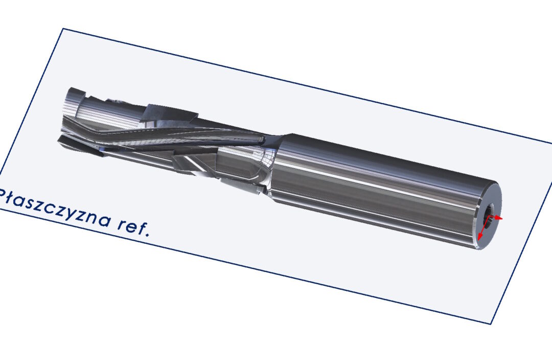Analiza kształtu narzędzia w SOLIDWORKS za pomocą operacji Sylwetka